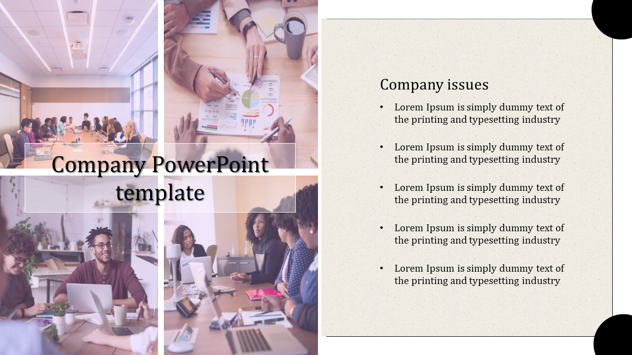 We have the Best Company PowerPoint Template Slides